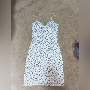 Windsor floral dress double line